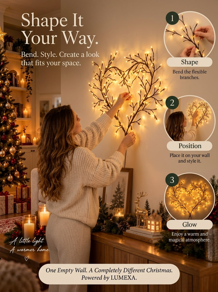 Christmas Wall Light for Cozy Homes